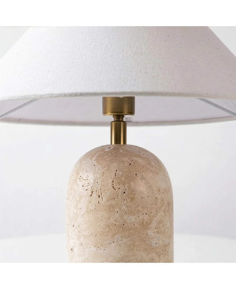 Brightech Sansa Stone Led Table Lamp with Dimmer (13")