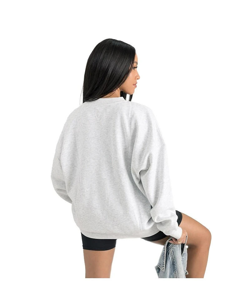 Gameday Couture Women's Gray Cleveland Browns Heritage Premium Fleece Pullover Sweatshirt