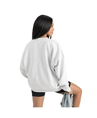 Gameday Couture Women's Gray Cleveland Browns Heritage Premium Fleece Pullover Sweatshirt