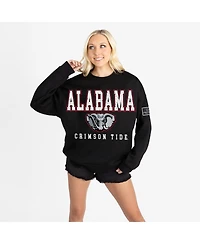 Gameday Couture Women's Black Alabama Crimson Tide Oversized Level Up Label Premium Sweatshirt