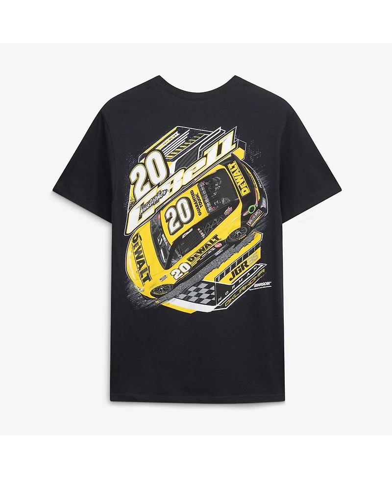 Joe Gibbs Racing Team Collection Men's Black Christopher Bell 20 DeWalt T-Shirt