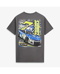 Spire Motorsports Men's Charcoal Daniel Suarez 7 Freeway Insurance T-Shirt