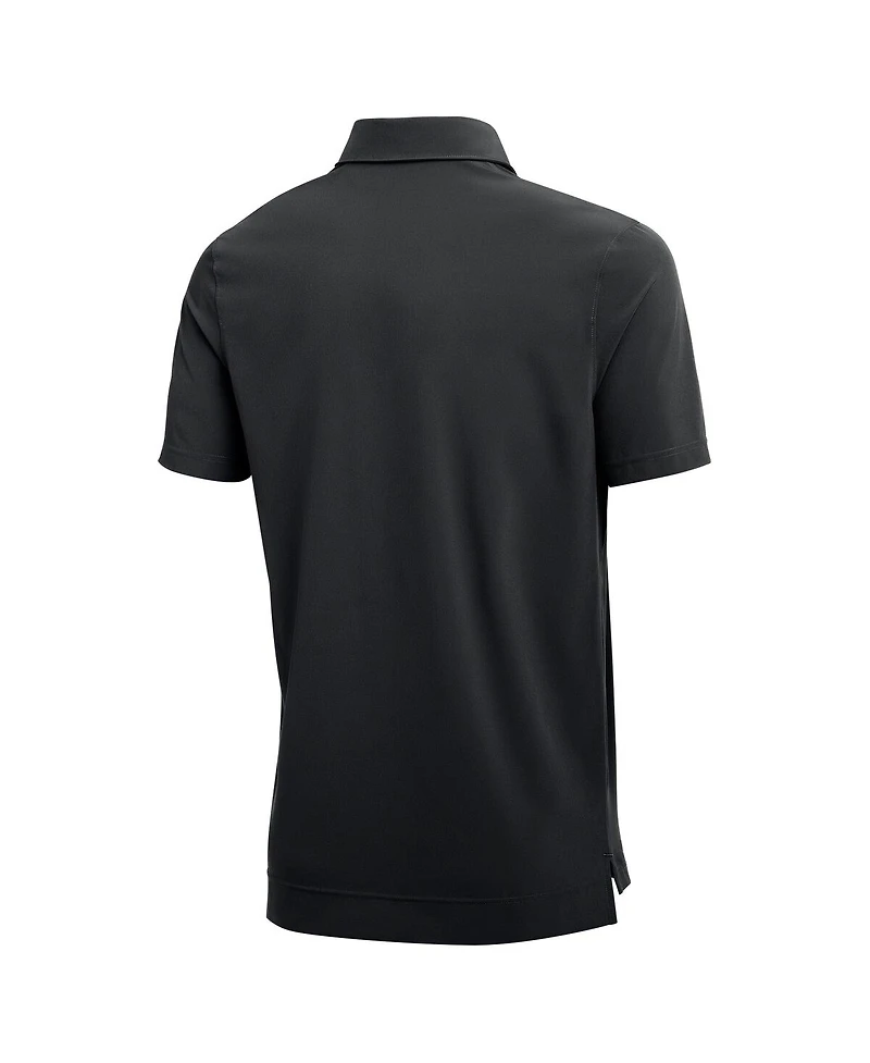 Nike Men's Black Los Angeles Lakers 2025/26 Authentic Dri-fit Coaches Polo Shirt