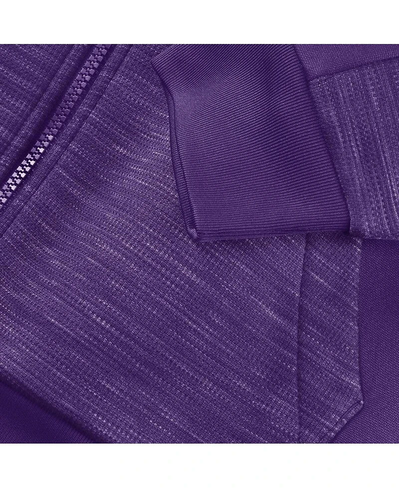 Fanatics Men's Purple Los Angeles Lakers Back Door Cut Play Defender Full-Zip Hoodie