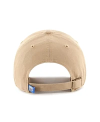 '47 Brand Men's Khaki Oklahoma City Thunder Logo Clean Up Adjustable Hat
