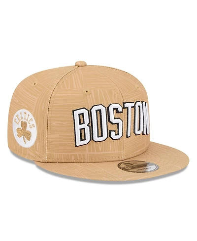 New Era Men's Gold Boston Celtics 2025/26 City Edition Alternate 9FIFTY Snapback Hat