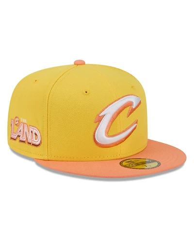 New Era Men's Gold Cleveland Cavaliers 2025/26 City Edition Alternate 59FIFTY Fitted Hat