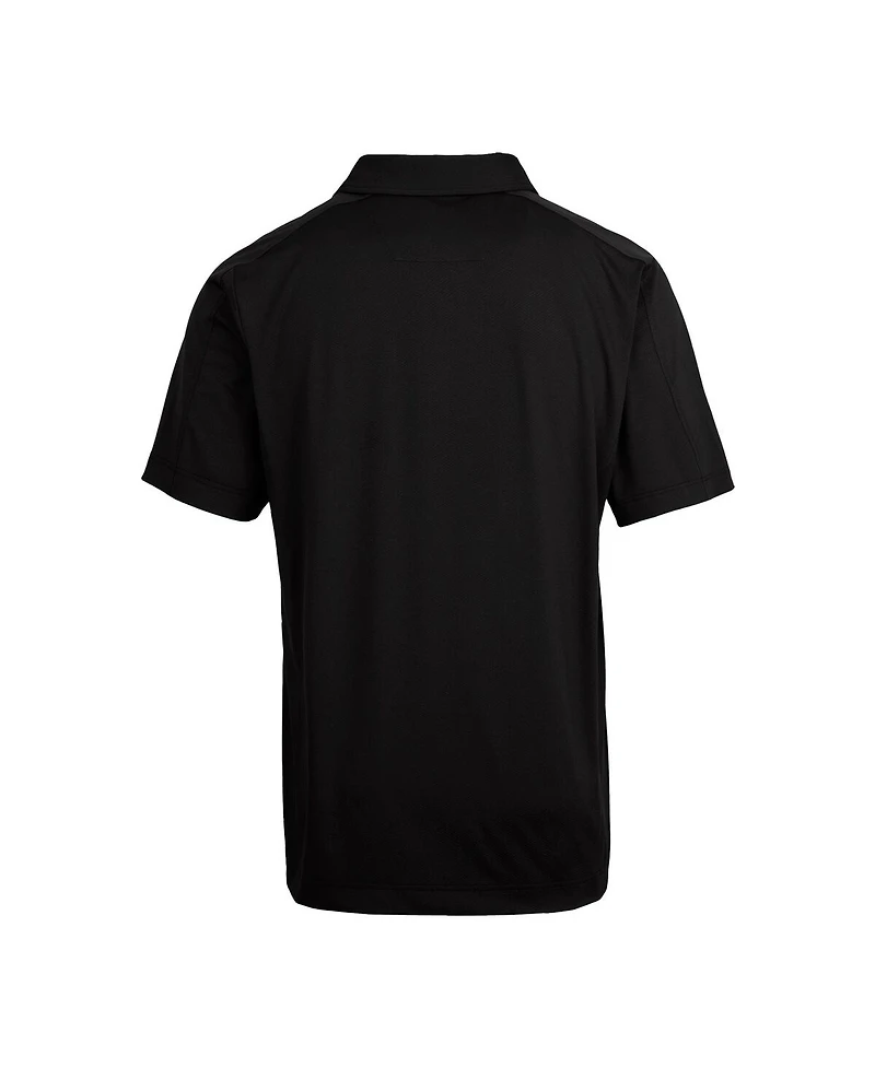 Cutter & Buck Men's Black South Carolina Gamecocks Prospect Eco Textured Stretch Polo Shirt