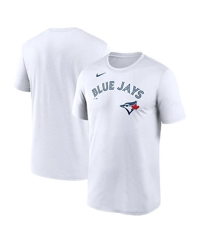 Nike Men's White Toronto Blue Jays New Legend Wordmark Dri-fit T-Shirt