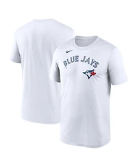 Nike Men's White Toronto Blue Jays New Legend Wordmark Dri-fit T-Shirt