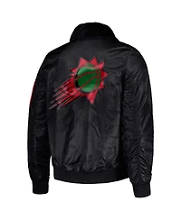 Starter x Ty Mopkins Men's Black Phoenix Suns History Month Satin Full-Zip Jacket