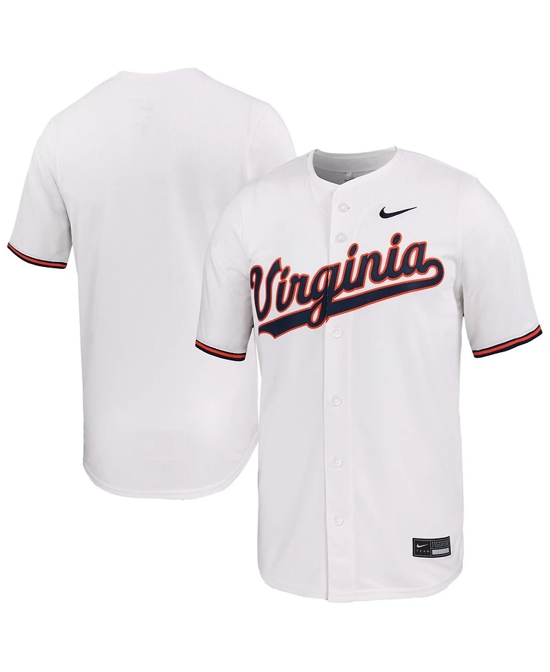Nike Men's White Virginia Cavaliers Limited Baseball Jersey