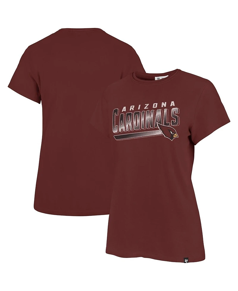 '47 Brand Women's Cardinal Arizona Cardinals Pep Up Frankie T-Shirt