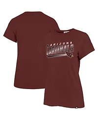 '47 Brand Women's Cardinal Arizona Cardinals Pep Up Frankie T-Shirt