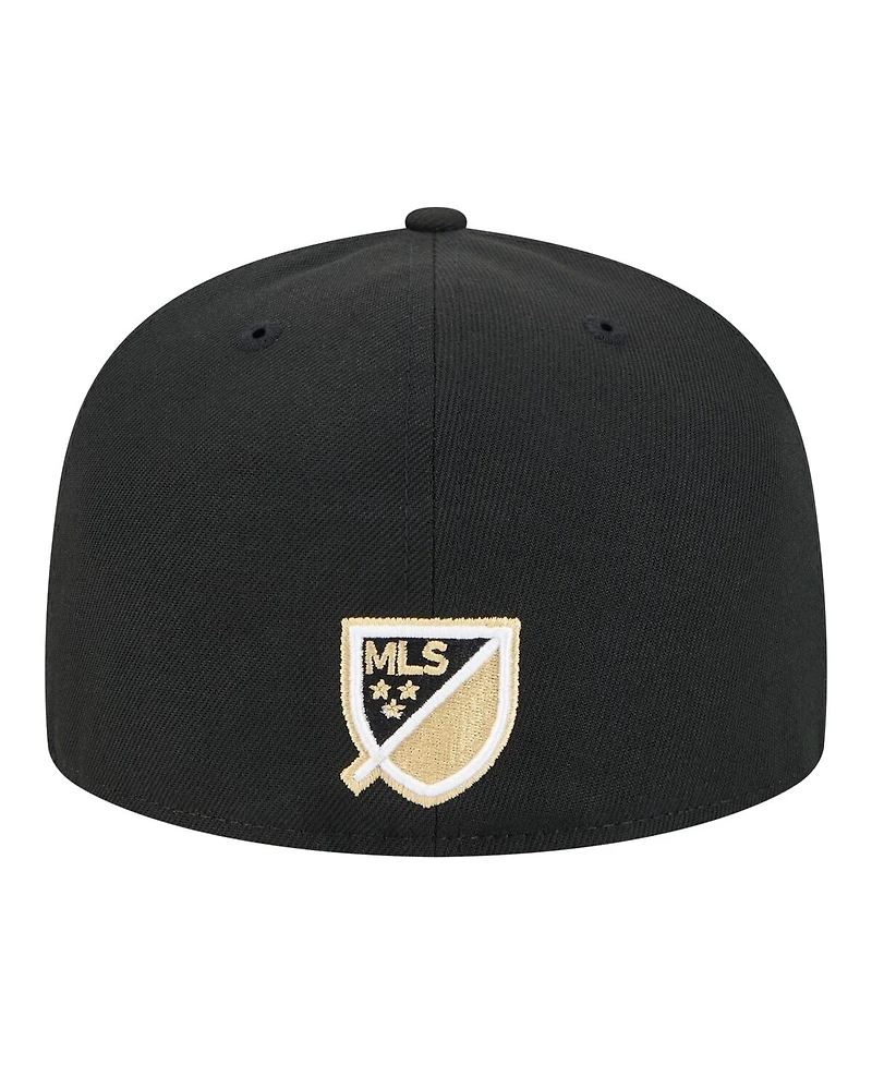 New Era Men's Black Lafc Kickoff 59FIFTY Fitted Hat