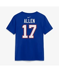 Nike Women's Josh Allen Royal Buffalo Bills Player Name & Number T-Shirt