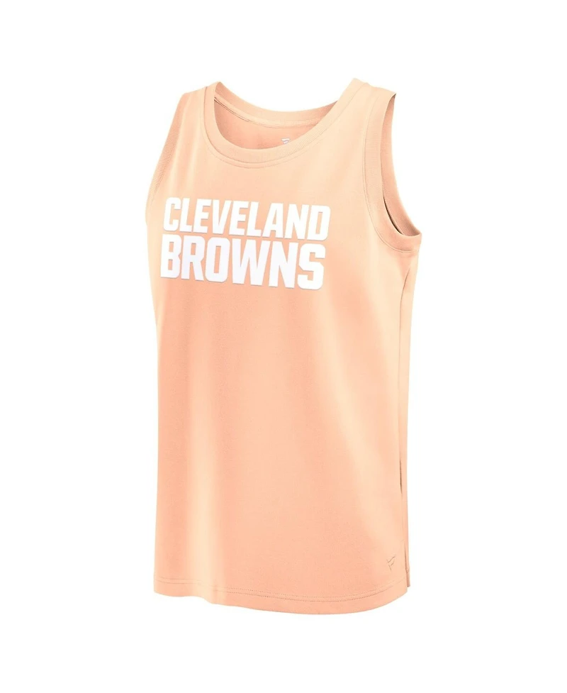Fanatics Men's Light Pink Cleveland Browns Elements Tank Top