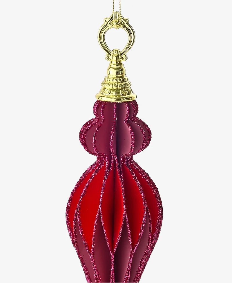 Holiday Lane Berry Tones Paper Finial Ornament, Macy's Exclusive
