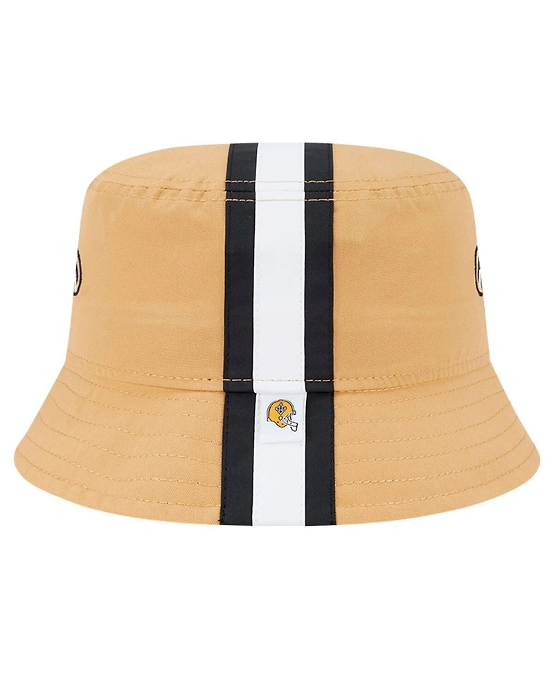 New Era Men's Gold Orleans Saints Helmet Bucket Hat