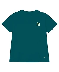 '47 Brand Women's Teal New York Yankees Plus Leon City Cropped T-Shirt