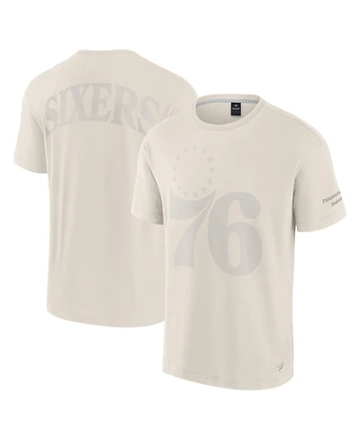 Fanatics Men's Cream Philadelphia 76ers Elements Iconic T-Shirt