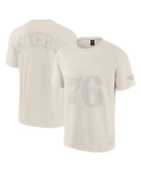 Fanatics Men's Cream Philadelphia 76ers Elements Iconic T-Shirt