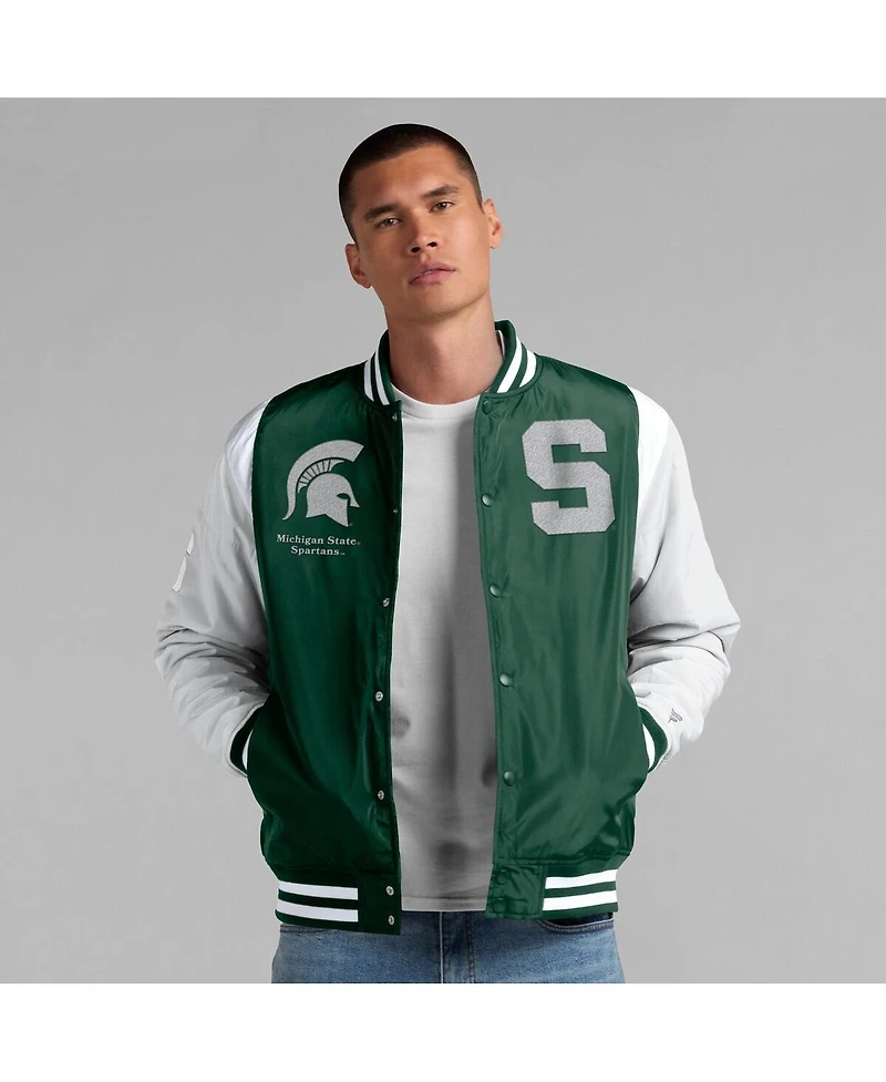 Fanatics Men's Green Michigan State Spartans Elements Elite Full-Snap Jacket