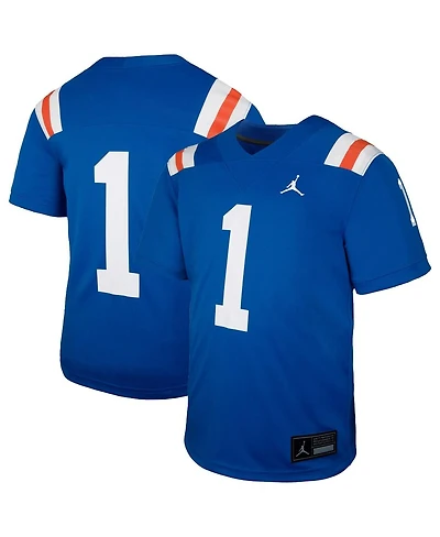 Jordan Big Boys and Girls 1 Royal Florida Gators Alternate Football Game Jersey