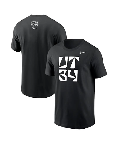 Nike Men's Black Utah 2034 Winter Paralympics Dri-fit T-Shirt