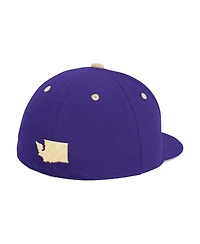 Adidas Men's Purple Washington Huskies On-Field Fitted Baseball Hat