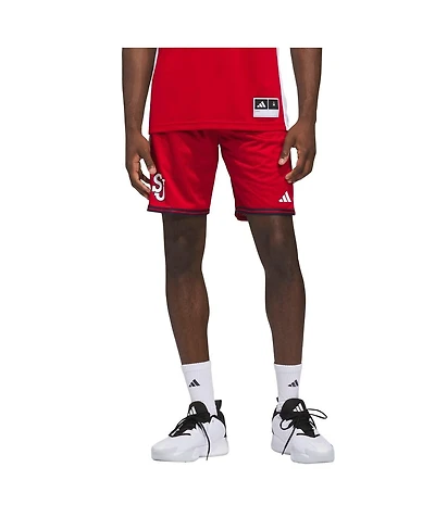 Adidas Men's Red St. John's Storm Replica Swingman Shorts