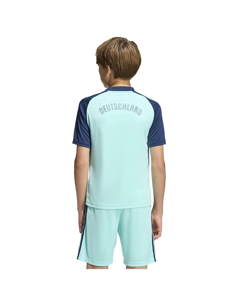 Adidas Big Boys and Girls Turquoise Germany National Team 2026 Pre-Match Jersey