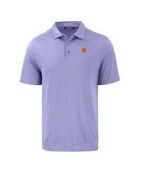 Cutter & Buck Men's Purple Clemson Tigers Coastline Epic Comfort Eco Polo Shirt