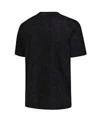 Sportiqe Men's and Women's Black Dallas Wings Rock Roll Collection Angus Mineral Wash T-Shirt