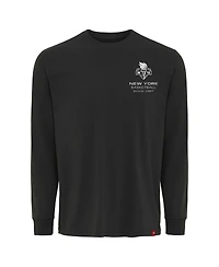 Sportiqe Men's and Women's Anthracite New York Liberty Athletic Club Collection Sherwood Relaxed Fit Premium Long-Sleeve T-Shirt