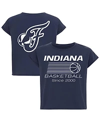 Sportiqe Women's Blue Indiana Fever Athletic Club Collection Alana T-Shirt