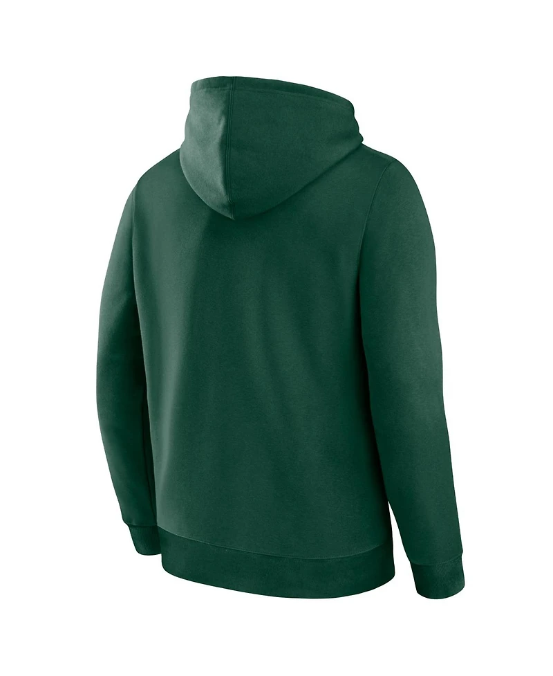 Fanatics Men's Green Athletics Primary Logo Legacy Hoodie