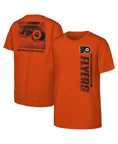 Outerstuff Big Boys and Girls Orange Philadelphia Flyers Atmosphere T-Shirt