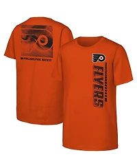 Outerstuff Big Boys and Girls Orange Philadelphia Flyers Atmosphere T-Shirt