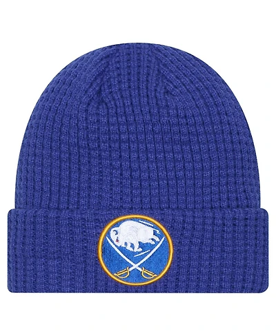 New Era Men's Royal Buffalo Sabres Waffle Cuffed Knit Hat
