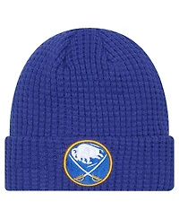 New Era Men's Royal Buffalo Sabres Waffle Cuffed Knit Hat
