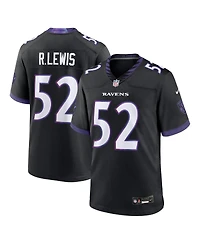 Nike Men's Ray Lewis Black Baltimore Ravens Alternate Retired Player Game Jersey