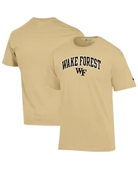 Champion Men's Gold Wake Forest Demon Deacons Arch Over Logo T-Shirt