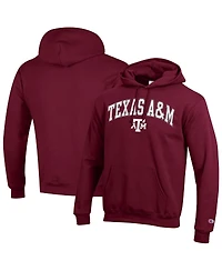 Champion Men's Maroon Texas A&M Aggies Arch Over Logo Pullover Hoodie