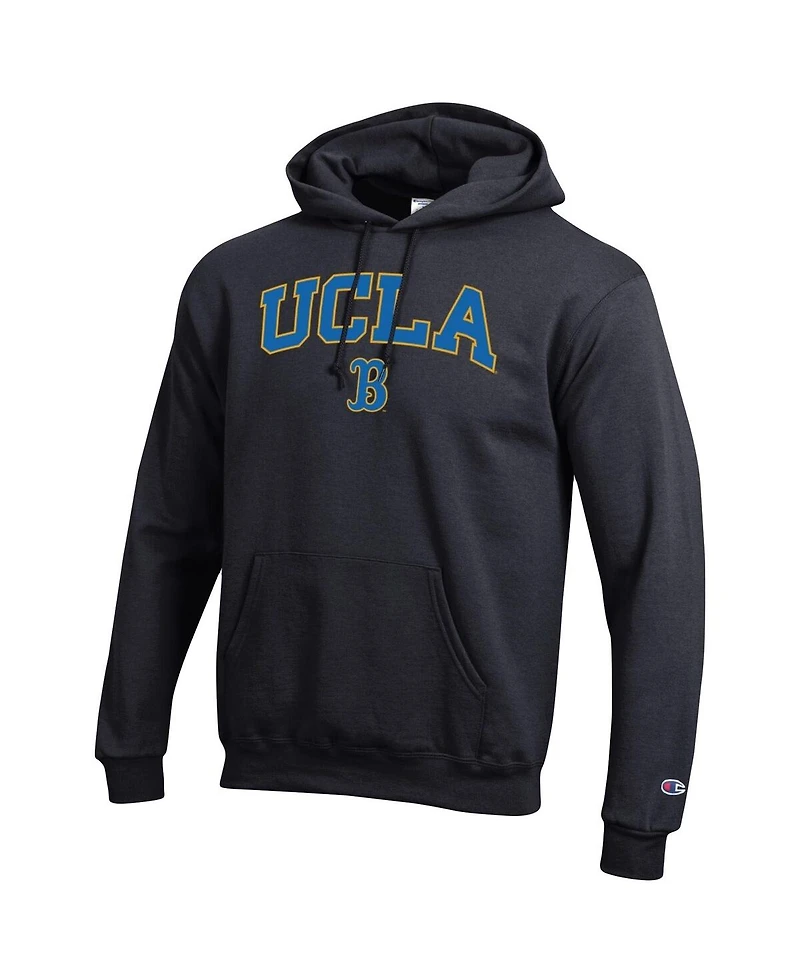 Champion Men's Black Ucla Bruins Arch Over Logo Pullover Hoodie