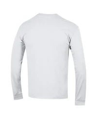 Champion Men's White UConn Huskies Arch Over Logo Long Sleeve T-Shirt