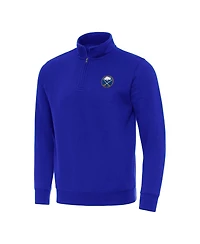 Antigua Men's Royal Buffalo Sabres Victory Quarter-Zip Mock Sweatshirt