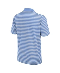 Nike Men's Light Blue Chicago Cubs Cooperstown Collection Dri-fit Victory Striped Polo Shirt