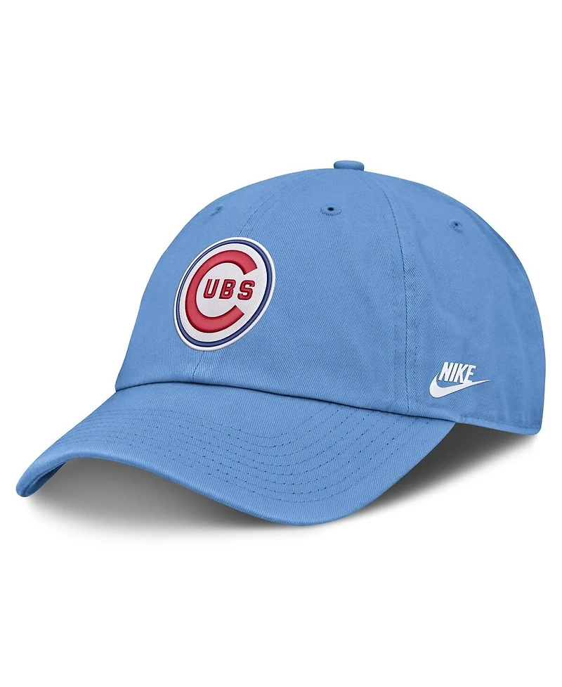 Nike Men's Light Blue Chicago Cubs Cooperstown Club Adjustable Hat