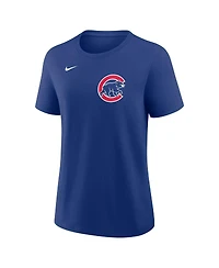 Nike Women's Dansby Swanson Royal Chicago Cubs Name and Number T-Shirt